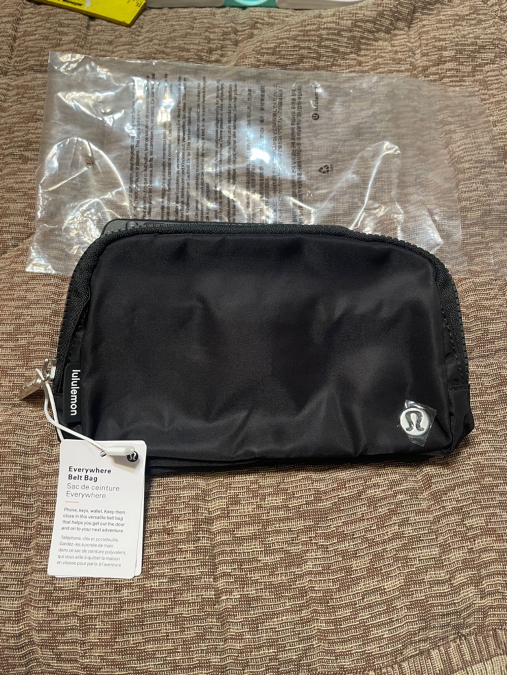 lululemon athletica Black Everywhere Belt Bag Pouch